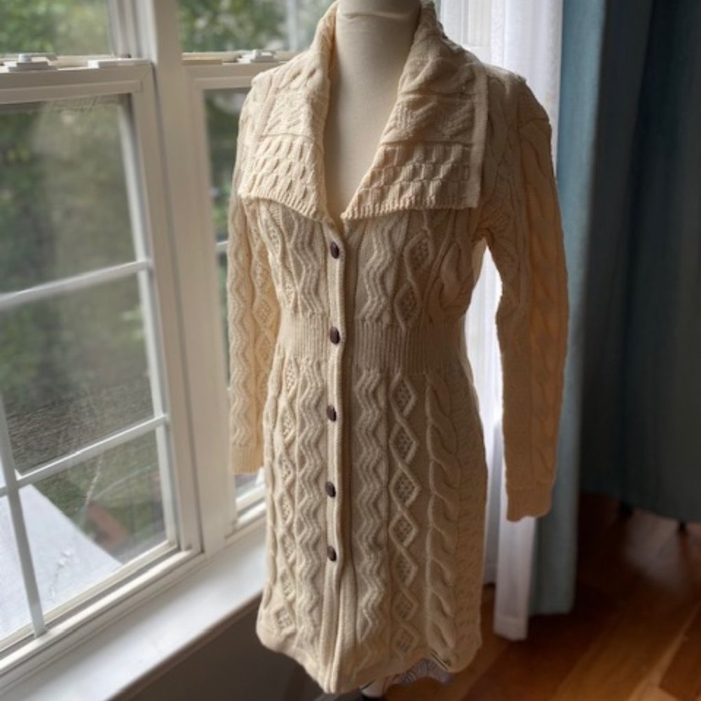 NWOT - Long Blarney Irish Button Down Sweater